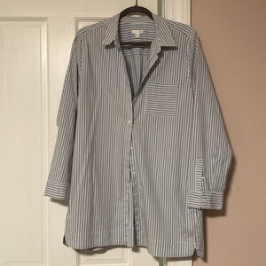 J Jill long button down shirt/tunic